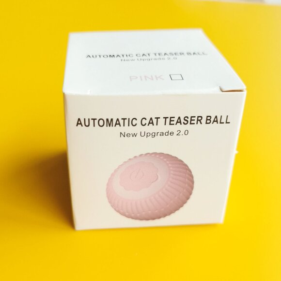 Mini Smart Pet Toy Ball Auto Obstacle Avoidance USB-C Rechargeable Colorful Ligh - Picture 4 of 4